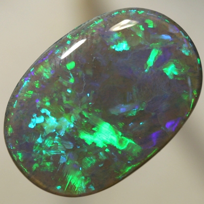 SOLID BLACK OPAL Neon green Straw pattern, top quality. SEE VIDEO